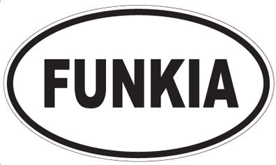 FUNKIA - Oval Sticker