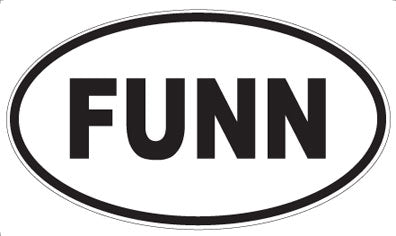 FUNN - Oval Magnet