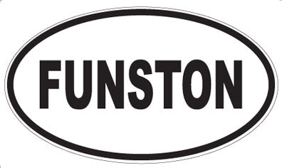 FUNSTON - Oval Magnet