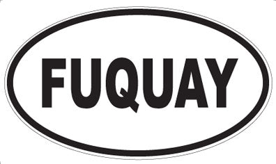 FUQUAY - Oval Magnet