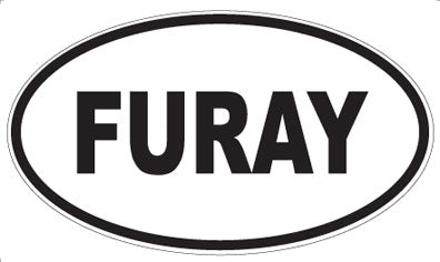 FURAY - Oval Sticker