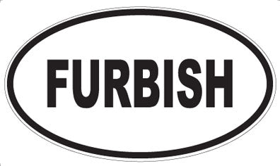 FURBISH - Oval Magnet