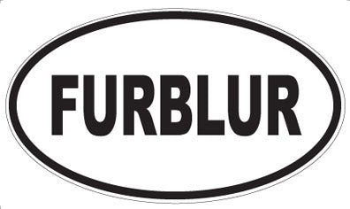 FURBLUR - Oval Magnet