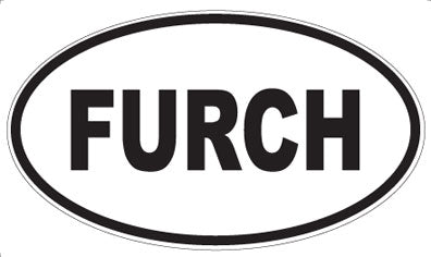 FURCH - Oval Sticker