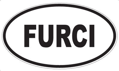 FURCI - Oval Sticker
