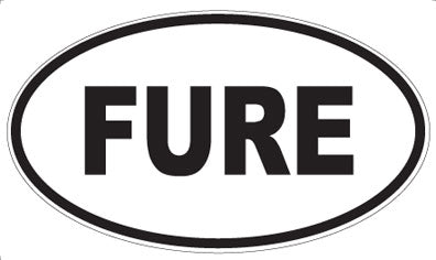 FURE - Oval Sticker