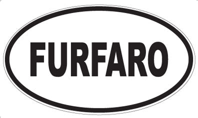 FURFARO - Oval Sticker