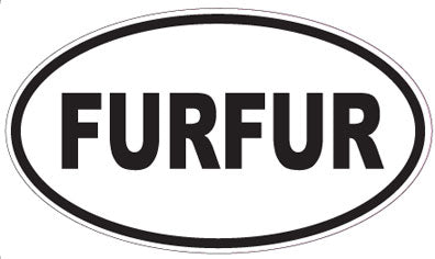 FURFUR - Oval Sticker
