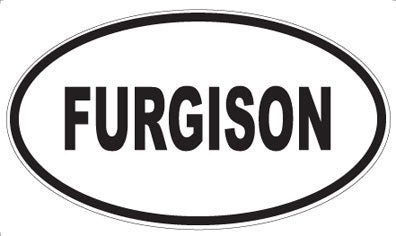 FURGISON - Oval Sticker