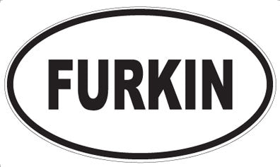 FURKIN - Oval Magnet