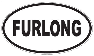 FURLONG - Oval Sticker