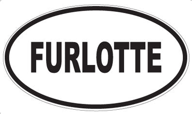 FURLOTTE - Oval Sticker