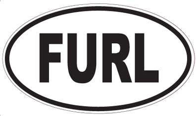 FURL - Oval Sticker