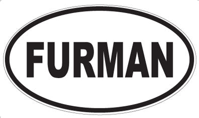 FURMAN - Oval Sticker