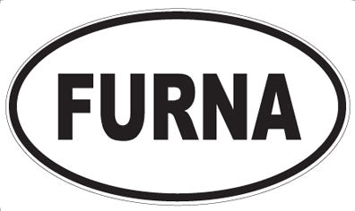 FURNA - Oval Sticker