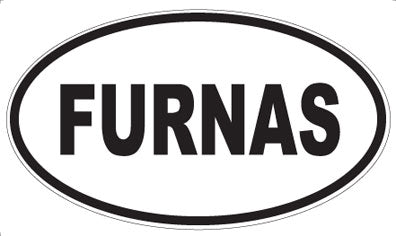 FURNAS - Oval Sticker