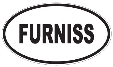 FURNISS - Oval Magnet