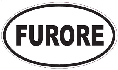 FURORE - Oval Sticker