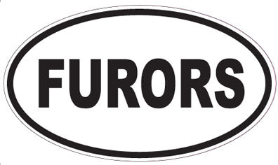 FURORS - Oval Sticker