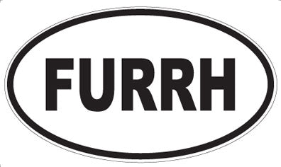 FURRH - Oval Magnet
