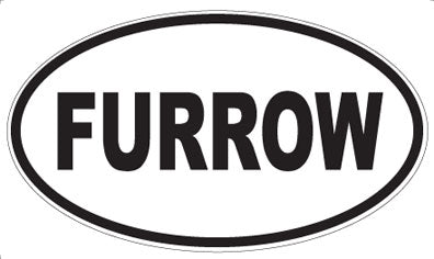 FURROW - Oval Magnet