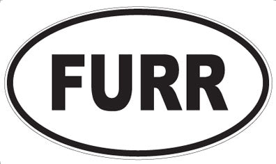FURR - Oval Magnet
