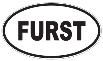 FURST - Oval Sticker