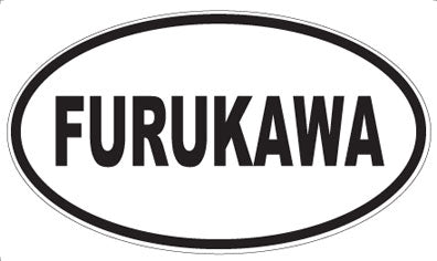 FURUKAWA - Oval Sticker