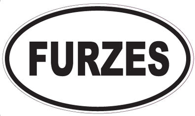 FURZES - Oval Sticker