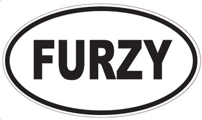 FURZY - Oval Magnet