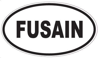 FUSAIN - Oval Sticker