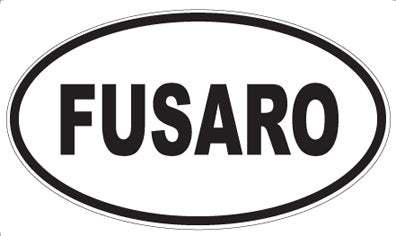 FUSARO - Oval Magnet