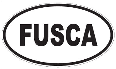 FUSCA - Oval Sticker
