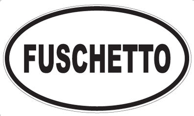 FUSCHETTO - Oval Sticker
