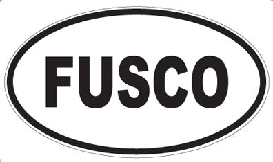 FUSCO - Oval Magnet