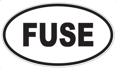 FUSE - Oval Sticker