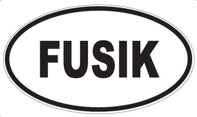 FUSIK - Oval Magnet