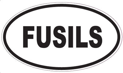 FUSILS - Oval Sticker