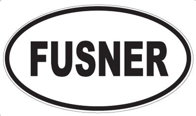 FUSNER - Oval Magnet