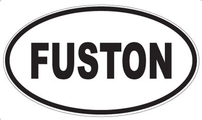 FUSTON - Oval Magnet