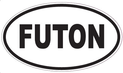 FUTON - Oval Magnet