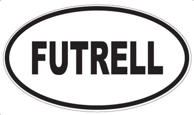 FUTRELL - Oval Sticker