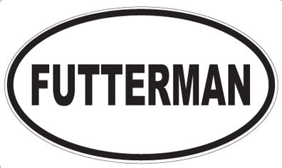 FUTTERMAN - Oval Magnet