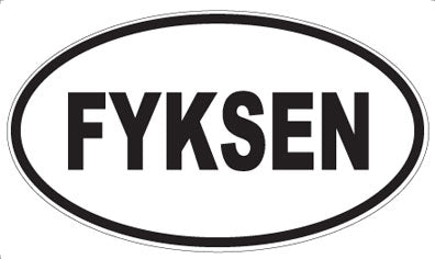 FYKSEN - Oval Magnet
