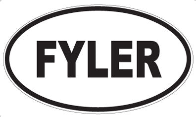 FYLER - Oval Magnet