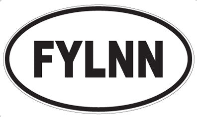 FYLNN - Oval Sticker
