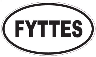 FYTTES - Oval Sticker