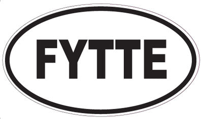 FYTTE - Oval Magnet