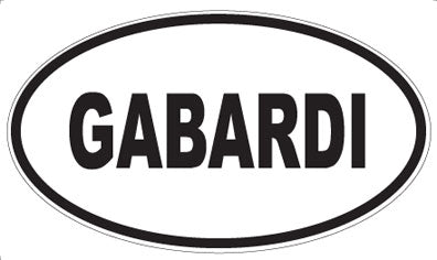 GABARDI - Oval Magnet
