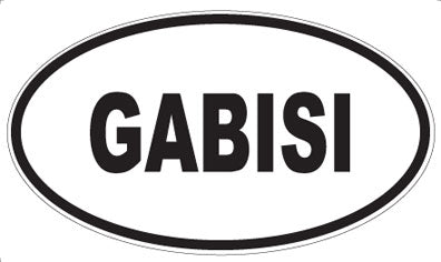 GABISI - Oval Sticker